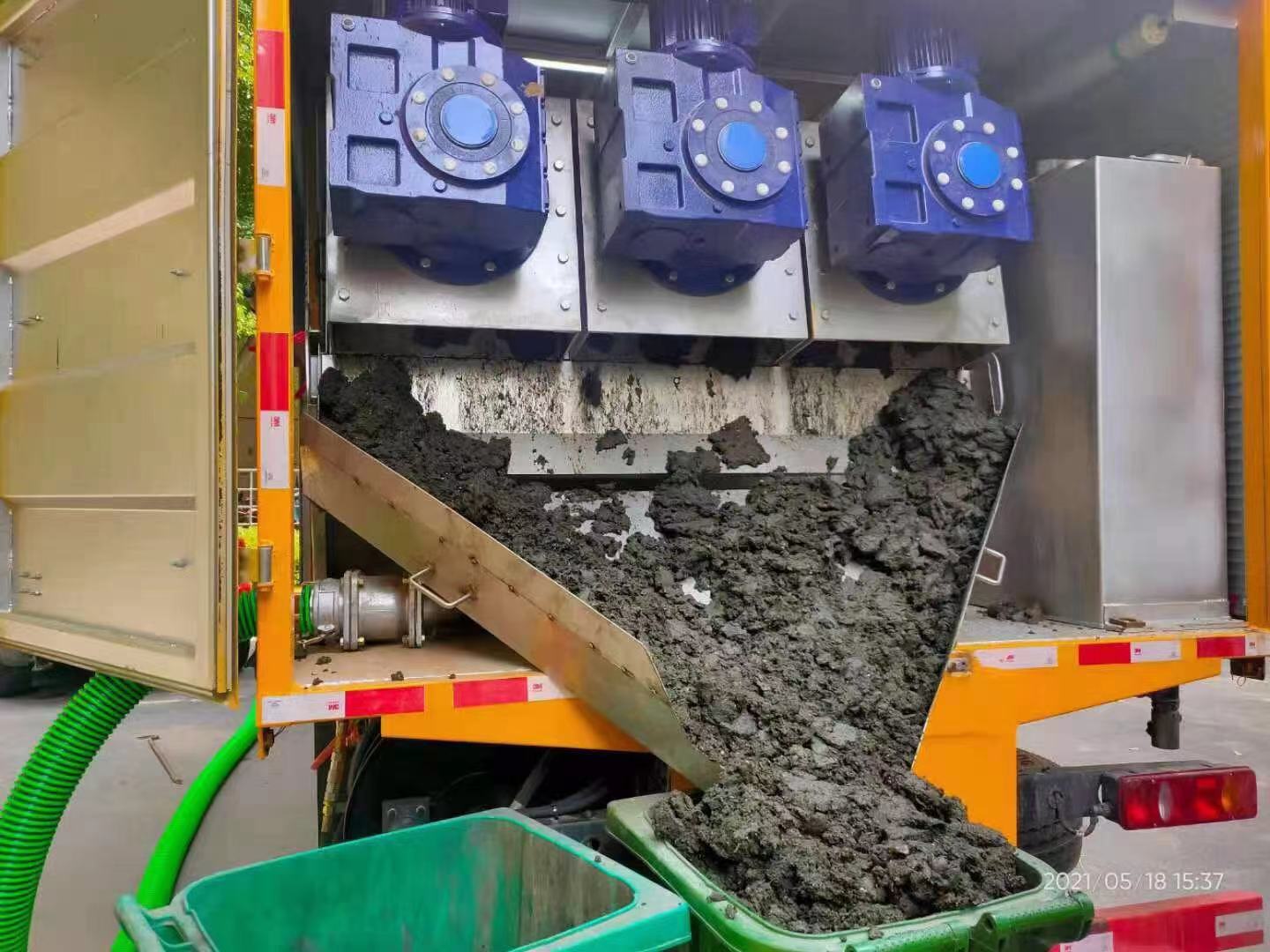 大安镇化粪池清掏城市维护站-泥浆净化干湿分离处理