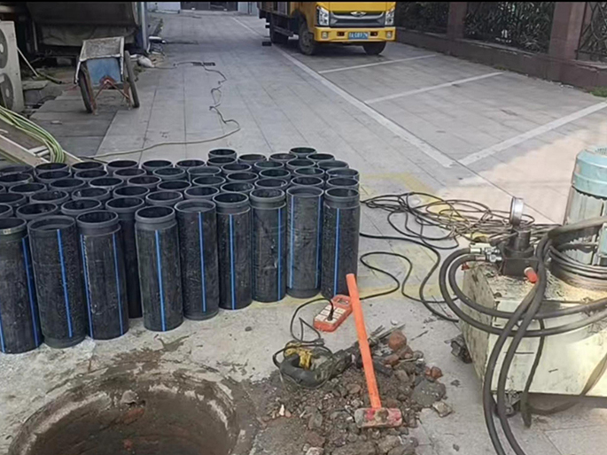 大安镇PE置换管厂家 DN315置换管 非开挖管短管置换